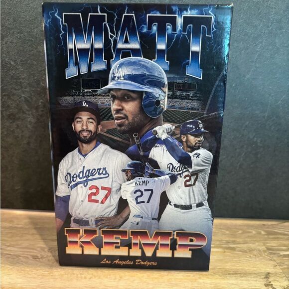2024 SGA Los Angeles Dodgers Matt Kemp Bobblehead NEW - Picture 1 of 10